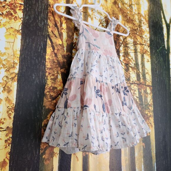 Catherine Malandrino Toddler Girls Baby 12 Months White Floral Print Dress - Picture 4 of 8